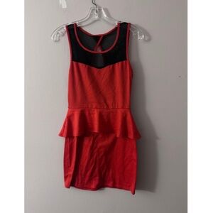 Deb Blood Orange Formal Dress great for Homecoming